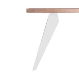 pied table bois proow 71 blanc