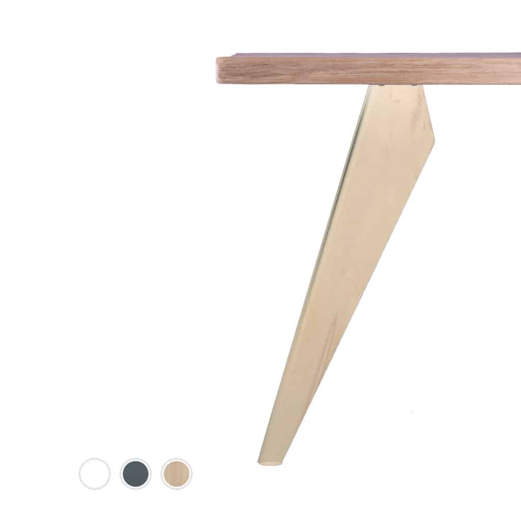 pied table bois proow 71 hetre