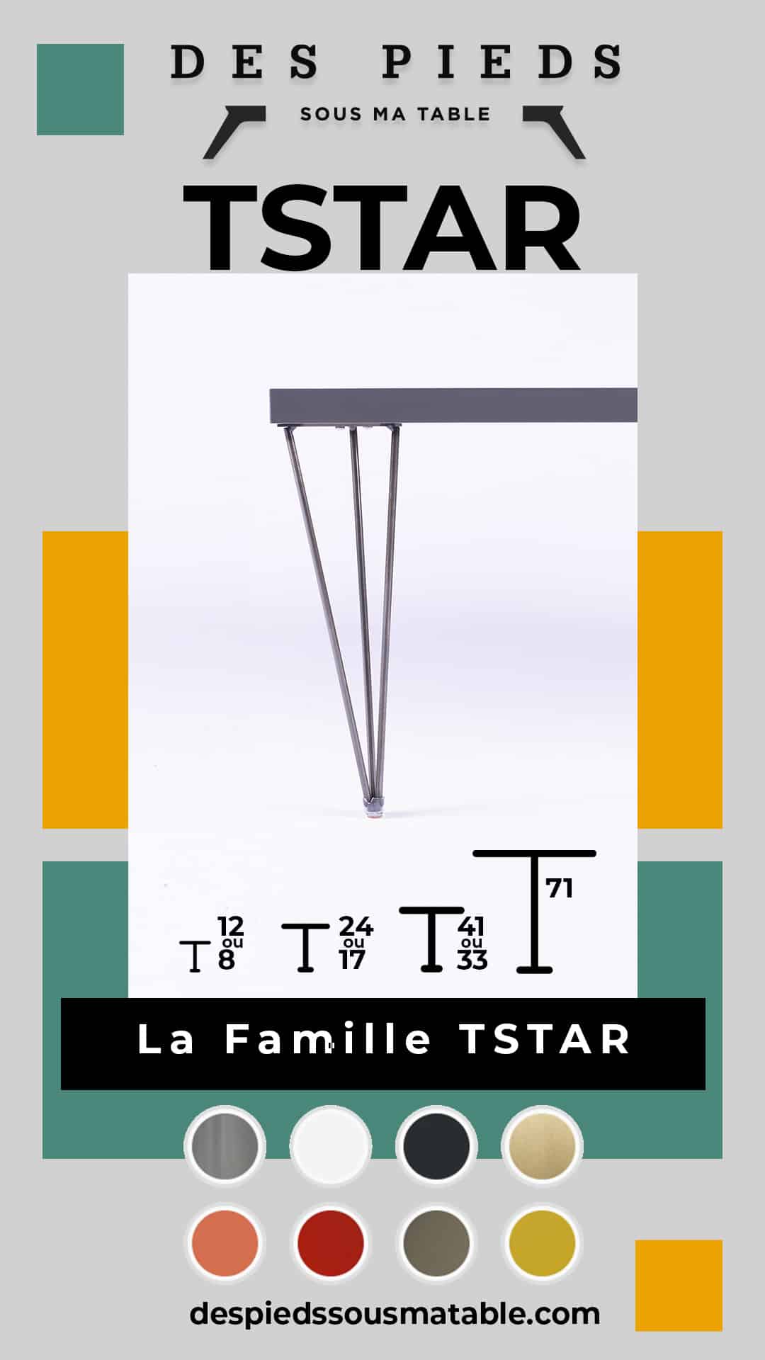 Pied de Table TSTAR