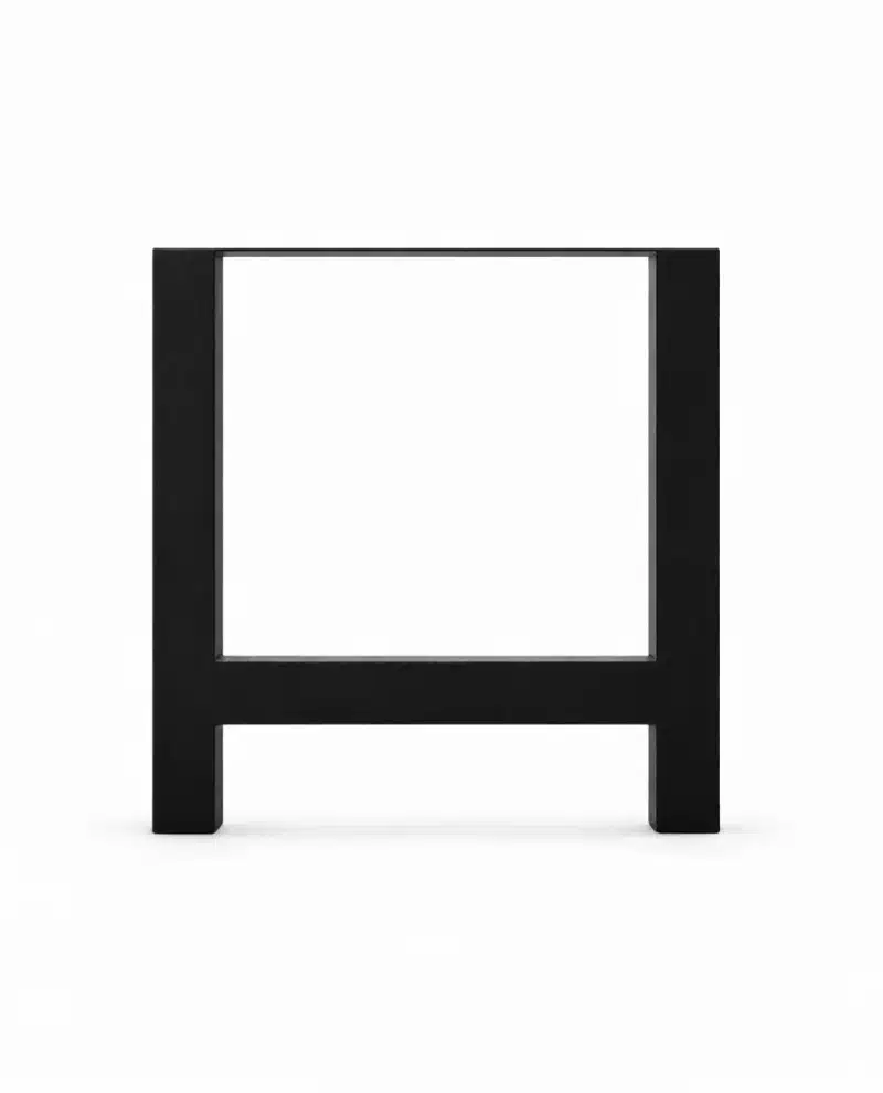 Chronos, finition Noir mat fine texture RAL 9005, hauteur , largeur 70cm